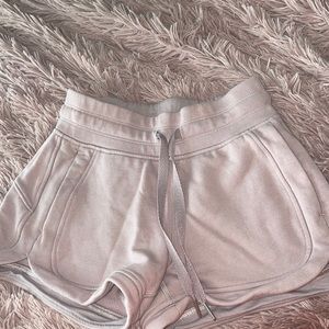 Lulu lemon Comfy light purple shorts